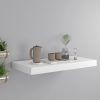 Fali polcok és párkányok, vidaXL fehér MDF lebegő fali polc 50 x 23 x 3,8 cm