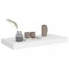 Fali polcok és párkányok, vidaXL fehér MDF lebegő fali polc 50 x 23 x 3,8 cm