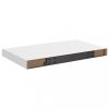 Fali polcok és párkányok, vidaXL fehér MDF lebegő fali polc 50 x 23 x 3,8 cm