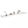 Fali polcok és párkányok, vidaXL 2 db fehér MDF lebegő fali polc 120 x 23,5 x 3,8 cm