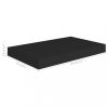 Fali polcok és párkányok, vidaXL 4 db fekete MDF lebegő fali polc 40 x 23 x 3,8 cm