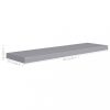 Fali polcok és párkányok, vidaXL 2 db szürke MDF lebegő fali polc 90 x 23,5 x 3,8 cm