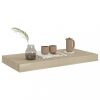 Fali polcok és párkányok, vidaXL 4 db tölgyszínű MDF lebegő fali polc 50 x 23 x 3,8 cm