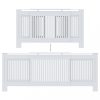 Radiátor kiegészítők, vidaXL fehér MDF radiátorburkolat 78 cm