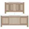 Radiátor kiegészítők, vidaXL MDF radiátorburkolat 205 cm