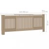 Radiátor kiegészítők, vidaXL MDF radiátorburkolat 205 cm