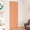 Ablakfóliák, vidaXL 2 db világos tölgyszínű öntapadó PVC ajtófólia 210 x 90 cm