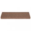 Lépcsőszőnyeg, vidaXL 15 db barna lépcsőszőnyeg 65x21x4 cm