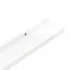 Fali polcok és párkányok, vidaXL 4 db magasfényű fehér fali polc 40 x 9 x 3 cm