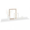 Fali polcok és párkányok, vidaXL 4 db fehér fali polc 60 x 9 x 3 cm