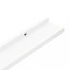 Fali polcok és párkányok, vidaXL 4 db fehér fali polc 60 x 9 x 3 cm