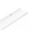 Fali polcok és párkányok, vidaXL 4 db fehér fali polc 80 x 9 x 3 cm