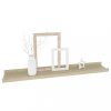 Fali polcok és párkányok, vidaXL 2 db sonoma tölgy színű fali polc 60 x 9 x 3 cm