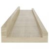 Fali polcok és párkányok, vidaXL 2 db sonoma tölgy színű fali polc 60 x 9 x 3 cm