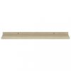 Fali polcok és párkányok, vidaXL 4 db sonoma tölgy színű fali polc 60 x 9 x 3 cm