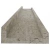 Fali polcok és párkányok, vidaXL 2 db betonszürke fali polc 80 x 9 x 3 cm