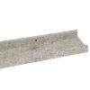 Fali polcok és párkányok, vidaXL 2 db betonszürke fali polc 80 x 9 x 3 cm