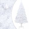 Karácsonyfák, vidaXL fehér PVC műkarácsonyfa vastag ágakkal 120 cm