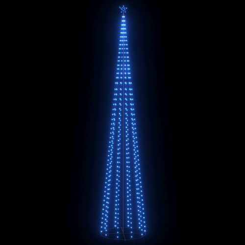 Karácsonyfák, vidaXL kúp alakú karácsonyfa 752 kék LED-del 160 x 500 cm