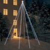 Karácsonyfák, vidaXL hideg fehér LED karácsonyfa beltéri kültéri 1300 LED 8 m