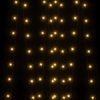 Karácsonyi fények, vidaXL 2 db 2x200 LED-es meleg fehér bel-/kültéri napelemes fényfüzér