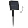 Karácsonyi fények, vidaXL 5 db 5x200 LED-es kék bel-/kültéri napelemes fényfüzér