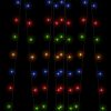 Karácsonyi fények, vidaXL 5 db 5x200 LED-es színes bel-/kültéri napelemes fényfüzér