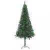 Karácsonyfák, vidaXL zöld PVC sarok műkarácsonyfa 150 cm