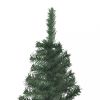 Karácsonyfák, vidaXL zöld PVC sarok műkarácsonyfa 150 cm