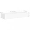 Fali polcok és párkányok, vidaXL 2 db fehér MDF falra szerelhető fiókos polc 60 x 23,5 x 10 cm