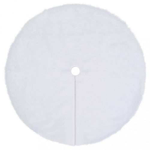 Karácsonyfa szoknyák, vidaXL fehér műszőrme karácsonyfatalp-takaró 122 cm