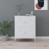 Tárolók és zárható szekrények, vidaXL fehér acél tárolószekrény 80 x 35 x 101,5 cm