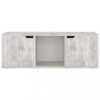Nappali bútorok, vidaXL betonszürke szerelt fa TV-szekrény 88,5 x 27,5 x 30,5 cm