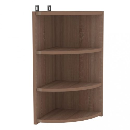 Fali polcok és párkányok, vidaXL sonoma-tölgyszínű forgácslap fali sarokpolc 30 x 31,5 x 60