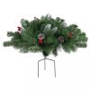 Karácsonyfák, vidaXL zöld járda melletti PVC műkarácsonyfa 40 cm