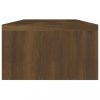 Nappali bútorok, vidaXL barna tölgy színű szerelt fa monitorállvány 60 x 23,5 x 12 cm