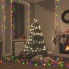 Karácsonyi fények, vidaXL színes fényű PVC LED-szalag 600 LED-el 60 m