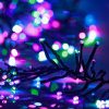 Karácsonyi fények, vidaXL színes pasztell fényű fürtös PVC LED-szalag 1000 LED-del 11 m