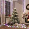 Karácsonyi fények, vidaXL színes pasztell fényű fürtös PVC LED-szalag 3000 LED-del 23 m