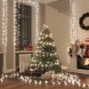 Karácsonyi fények, vidaXL hideg fehér fényű kompakt PVC LED-szalag 400 LED-del 13 m
