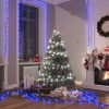 Karácsonyi fények, vidaXL kék fényű kompakt PVC LED-szalag 400 LED-del 13 m