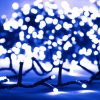 Karácsonyi fények, vidaXL kék fényű kompakt PVC LED-szalag 400 LED-del 13 m