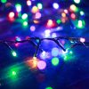 Karácsonyi fények, vidaXL színes fényű kompakt PVC LED-szalag 400 LED-del 13 m