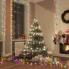 Karácsonyi fények, vidaXL színes fényű kompakt PVC LED-szalag 3000 LED-del 30 m