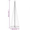 Karácsonyfák, vidaXL kúp alakú karácsonyfa 310 meleg fehér LED-del 100 x 300 cm