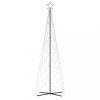 Karácsonyfák, vidaXL kúp alakú karácsonyfa 500 meleg fehér LED-del 100 x 300 cm