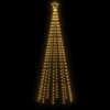Karácsonyfák, vidaXL meleg fehér fényű karácsonyfa tüskével 310 LED-del 300 cm