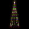 Karácsonyfák, vidaXL színes fényű karácsonyfa tüskével 310 LED-del 300 cm