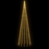 Karácsonyfák, vidaXL karácsonyfa cövekkel 1134 meleg fehér LED-del 800 cm