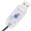 Karácsonyfák, vidaXL meleg fehér fényű karácsonyfa tüskével 200 LED-del 180 cm
